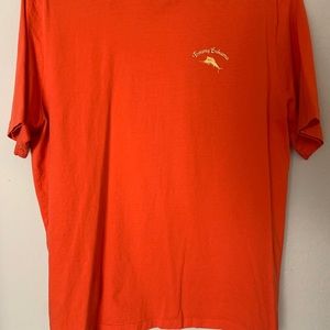 Tommy Bahama orange T shirt